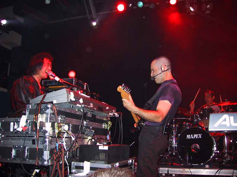 on tour with Spock's Beard: Ryo, Nick & Neal
